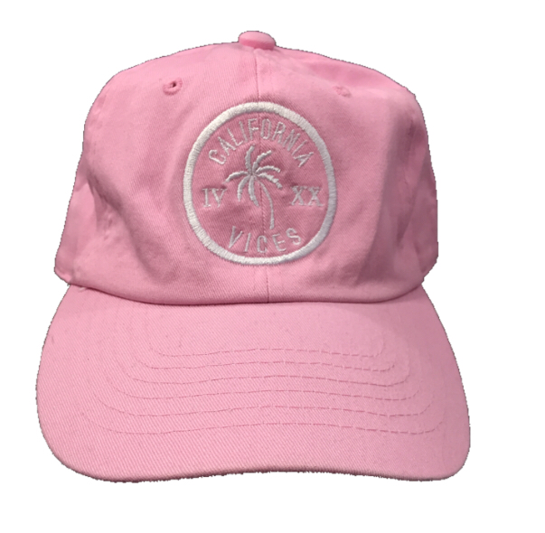 Pink Tree logo  Dad Cap