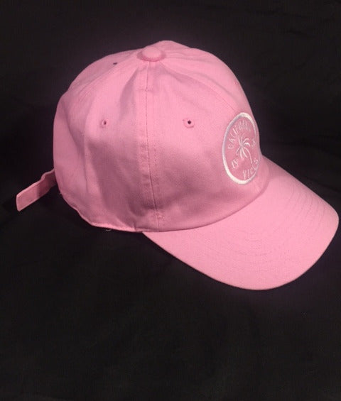 Pink Tree logo  Dad Cap