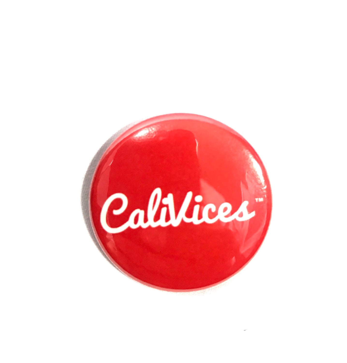 Red CaliVices Logo Pin